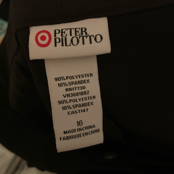 PETER PILOTTO FOR TARGET BLACK DRESS PANTS NWOT - Picture 4 of 4